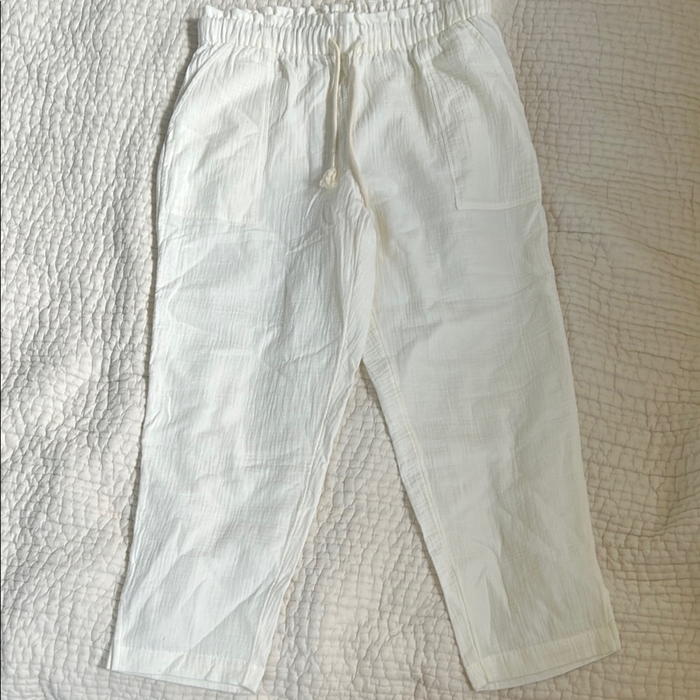 Madewell Lightestspun Beach Cover-Up Pants. Size medium